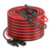 Extension Solar 5 metros 4mm con conectores mc4 ambos extremos