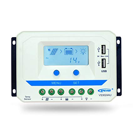 Controlador Solar 30 Amperes PWM VS3024AU
