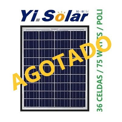 Panel Solar 75 Watts Yi Solar Policristalino