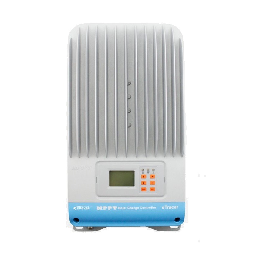 Controlador de carga solar MPPT 60A Epever E-Tracer ET6415BND de alta eficiencia