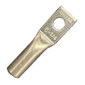 Terminal de ojo AWG N°6 para conexión de baterías solares
