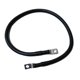 Cable de potencia AWG 1/0 de 88cm con terminales para conexión inversor batería