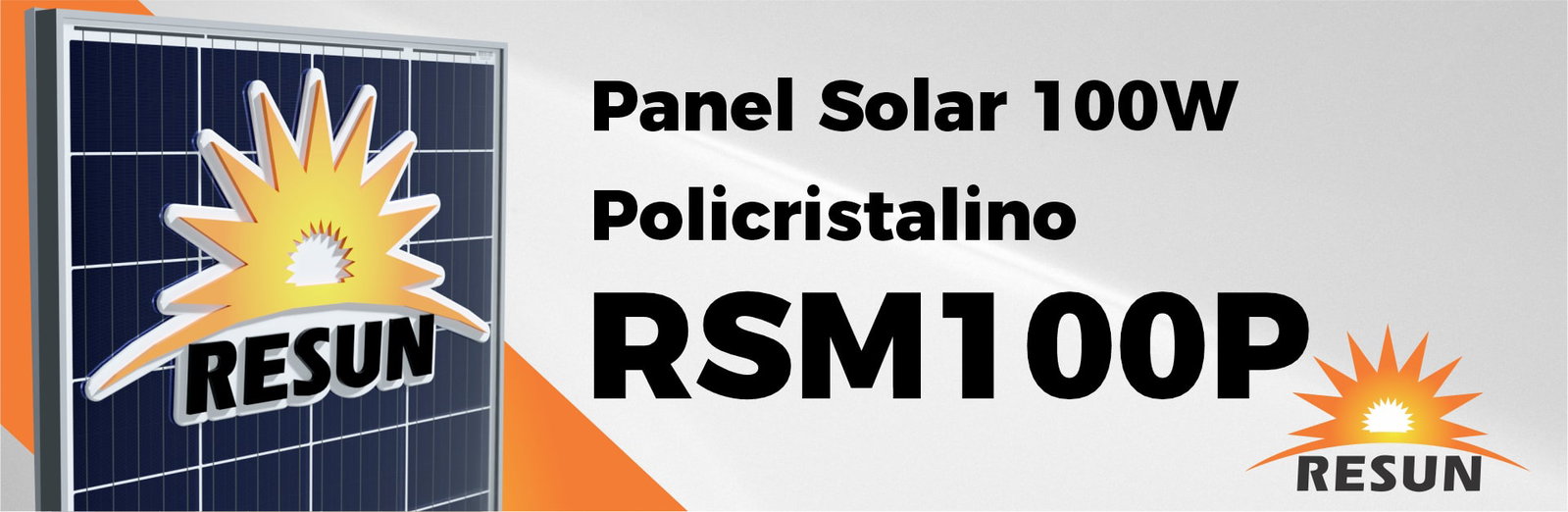 Panel Solar 100 Watts Policristalino RESUN Panel Solar 100 Watts Policristalino RESUN