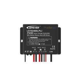 Controlador de carga solar Epsolar LPLI 10A 12V 24V con driver LED para baterías de litio