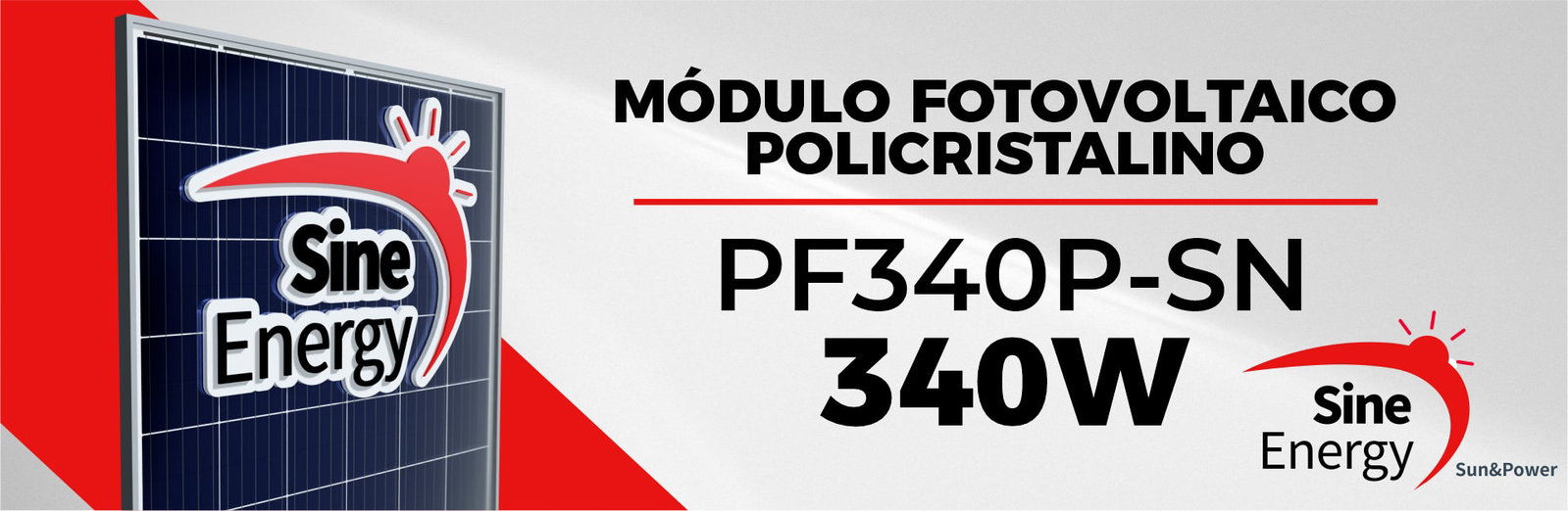 Panel Solar 340 Watts Policristalino Sine Energy Panel Solar 340 Watts Policristalino Sine Energy