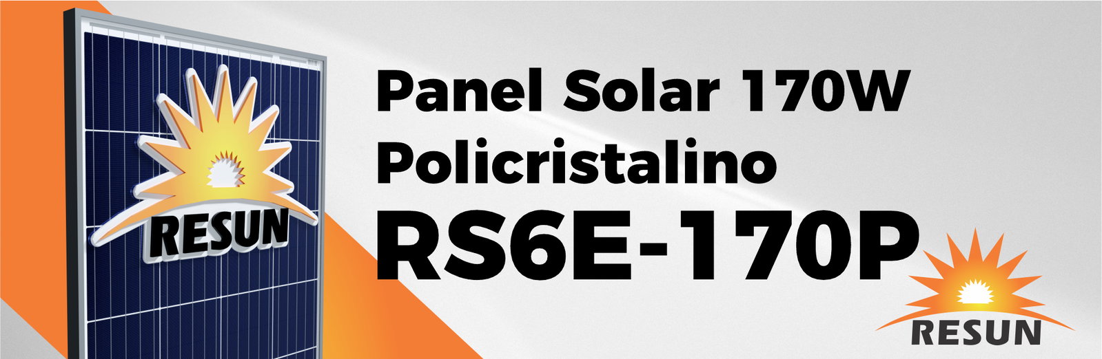 Panel Solar 170 Watts Policristalino Resun Panel Solar 170 Watts Policristalino Resun