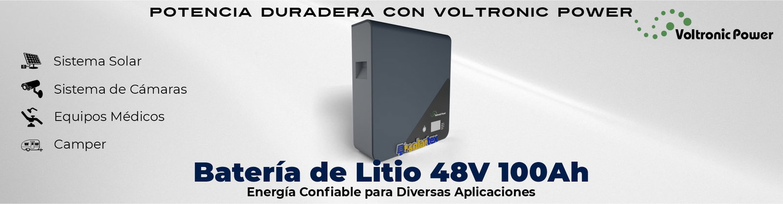 Batería de Litio 100Ah 48V- LIO-II-4810E Voltronic Batería de Litio 100Ah 48V- LIO-II-4810E Voltronic