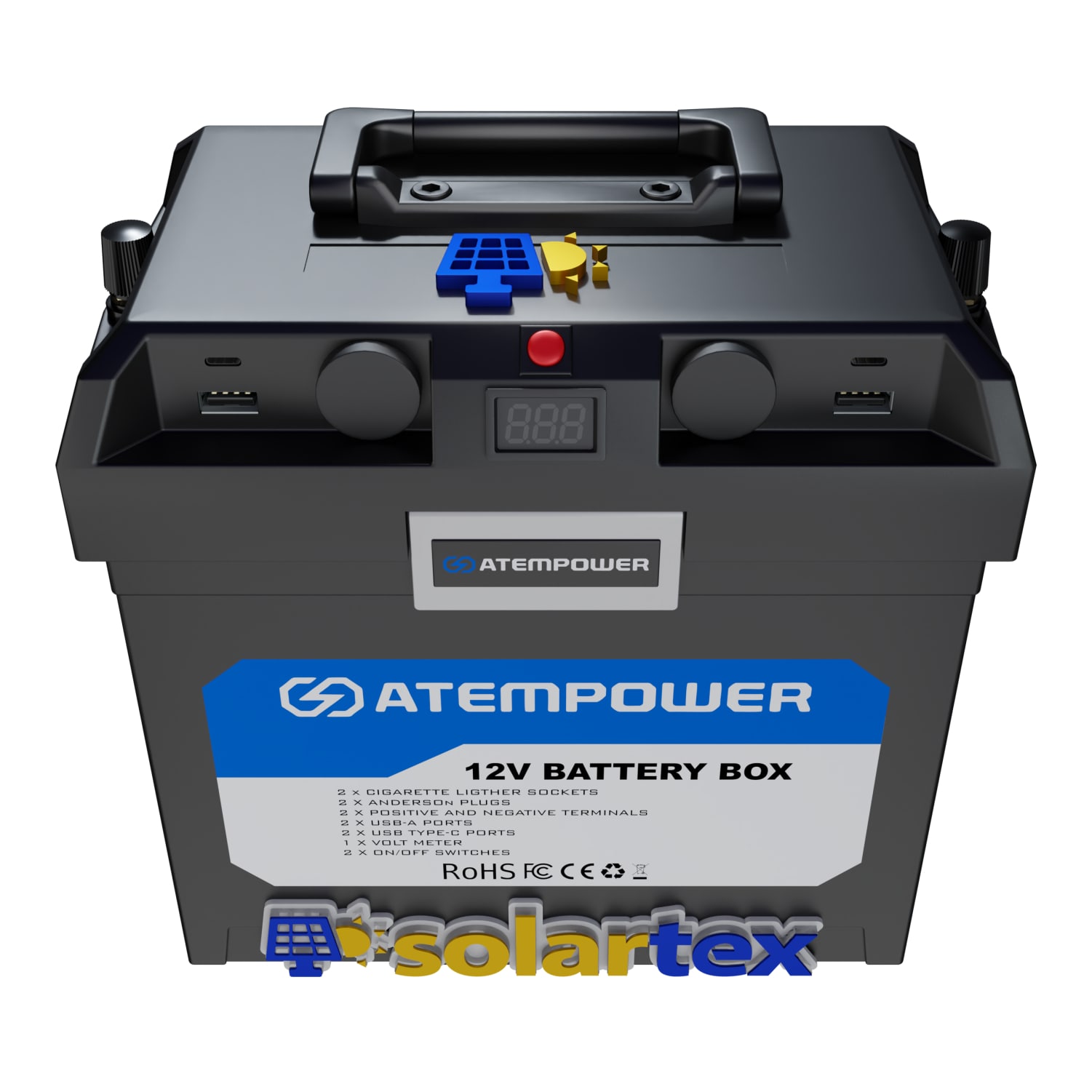 Caja Bateria 20A Sin Inversor AP12BB-S