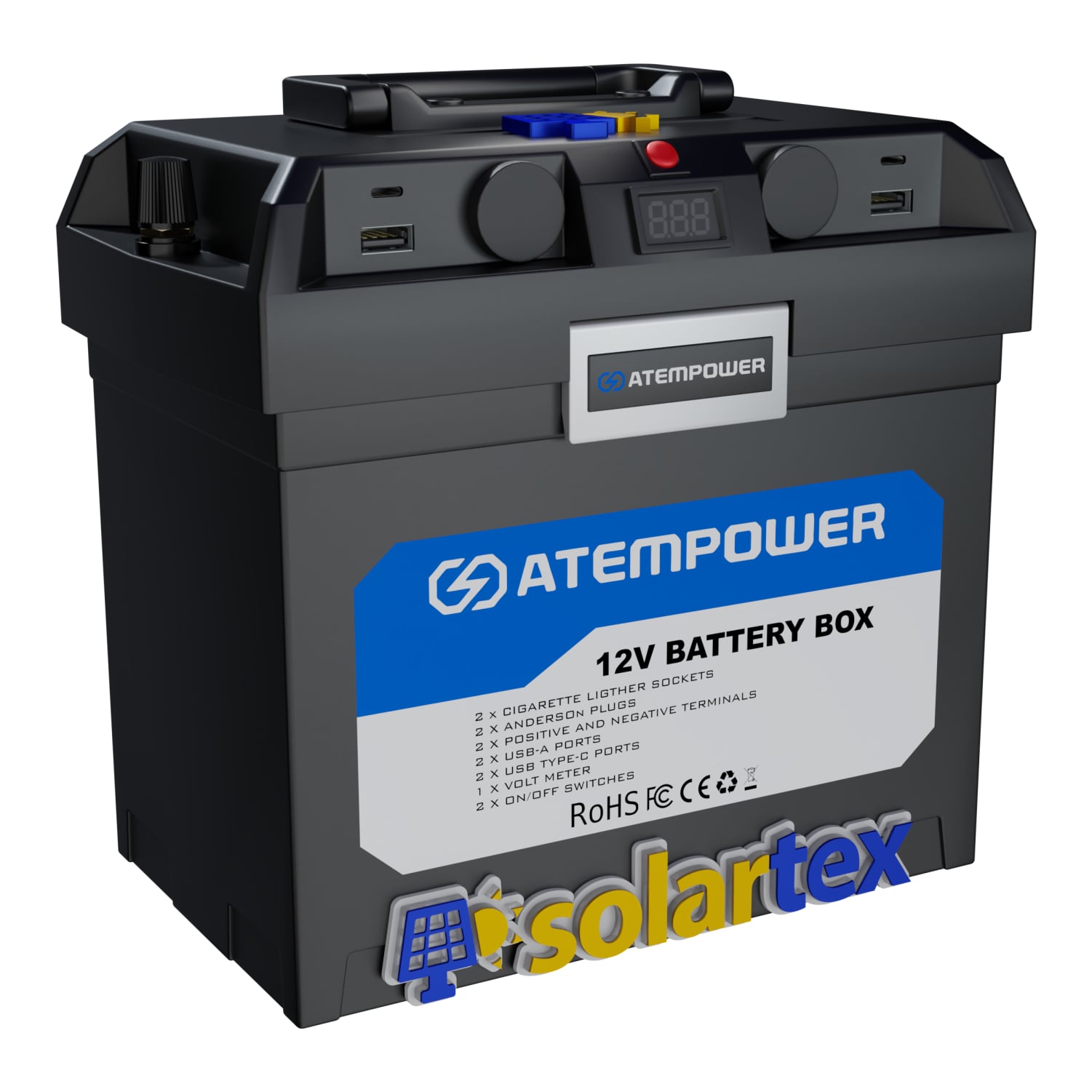 Caja Bateria 20A Sin Inversor AP12BB-S