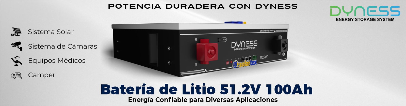 Batería de Litio 100Ah 51.2V DL5.0C DYNESS Batería de Litio 100Ah 51.2V DL5.0C DYNESS