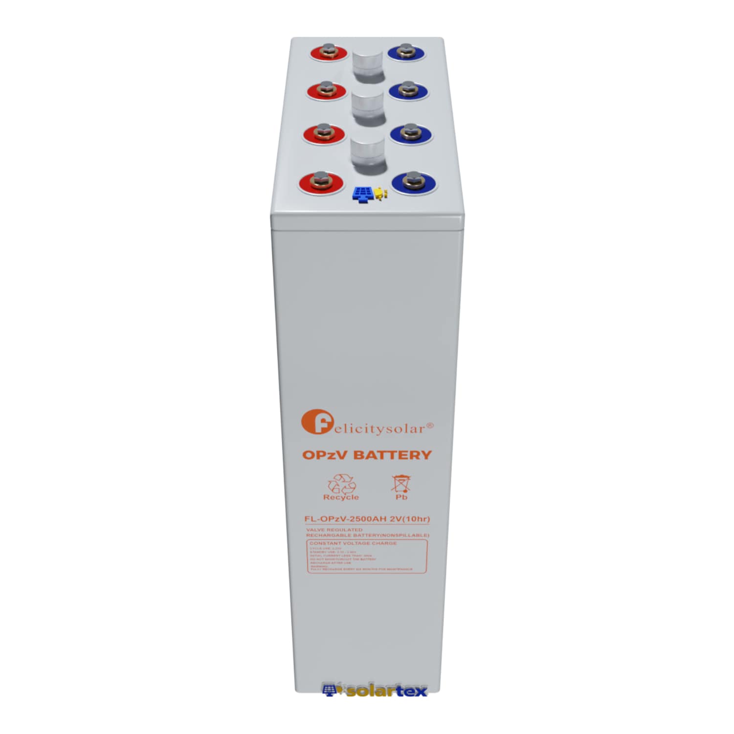 Batería GEL OPzV 2500Ah 2V Felicity Solar