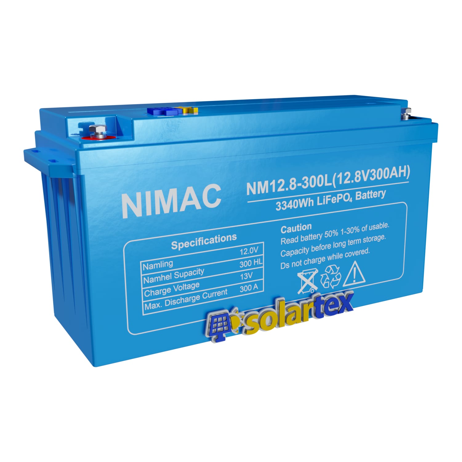 Batería de litio 300Ah 12.8V NIMAC
