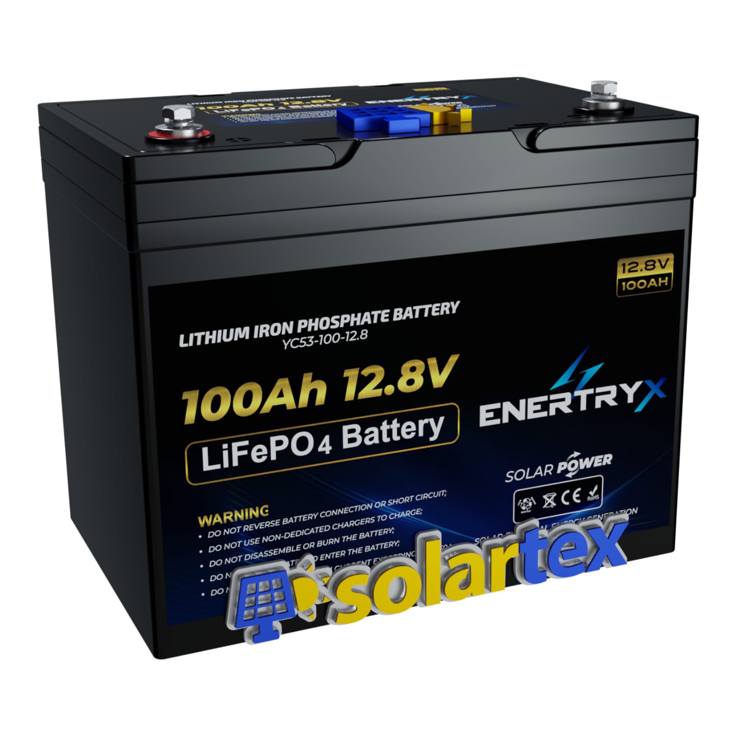 Batería de Litio 100Ah 12.8V Enertryx