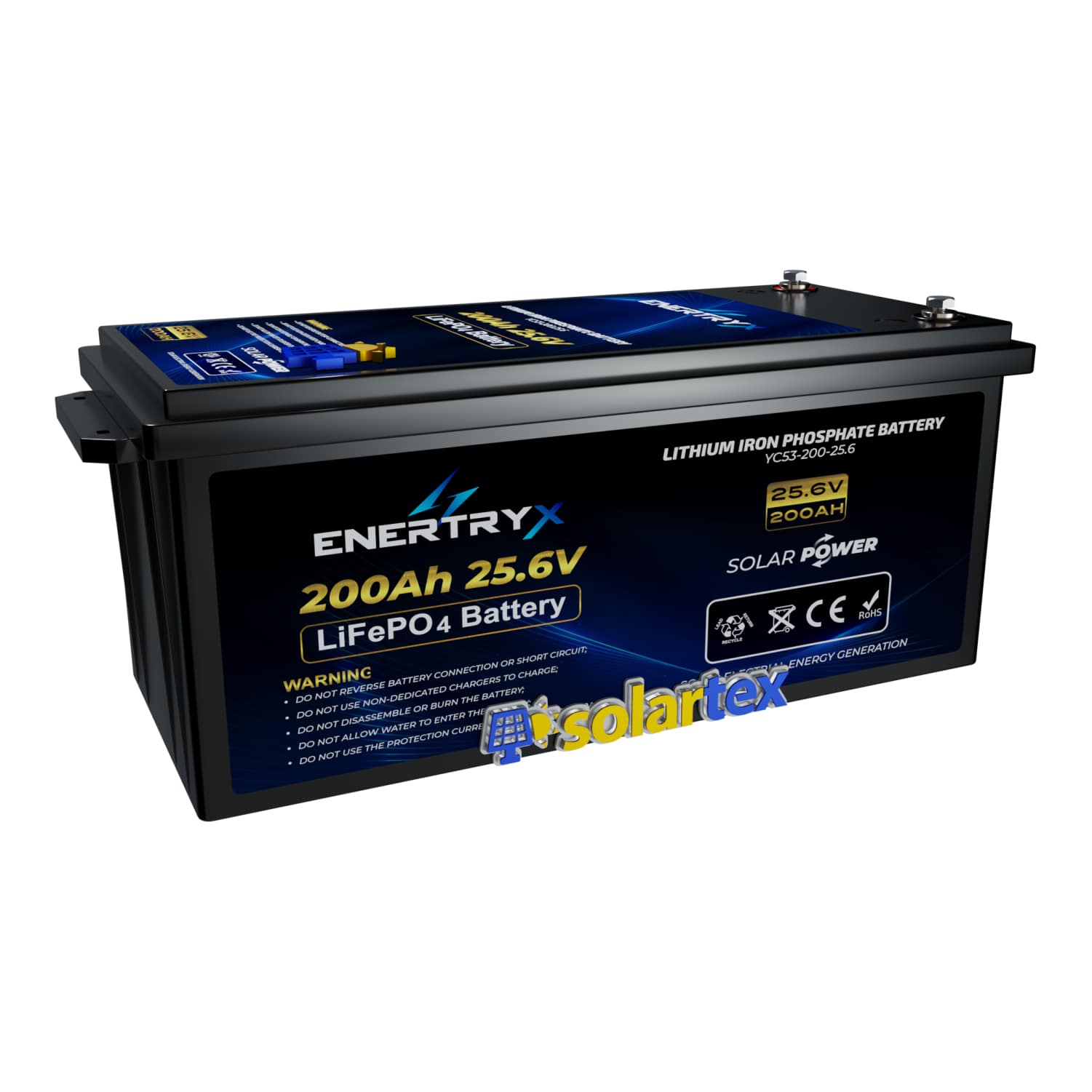 Batería de Litio 200Ah 25.6V Enertryx