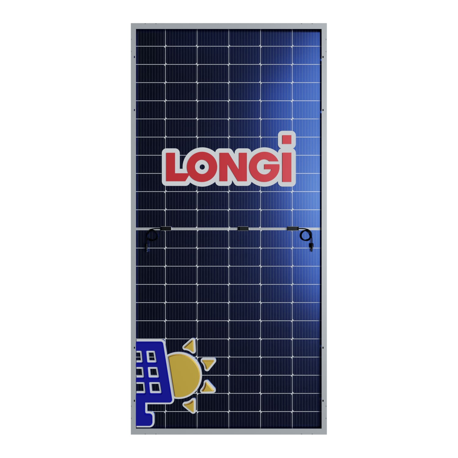 Panel Solar 605W Bifacial Monocristalino LONGi