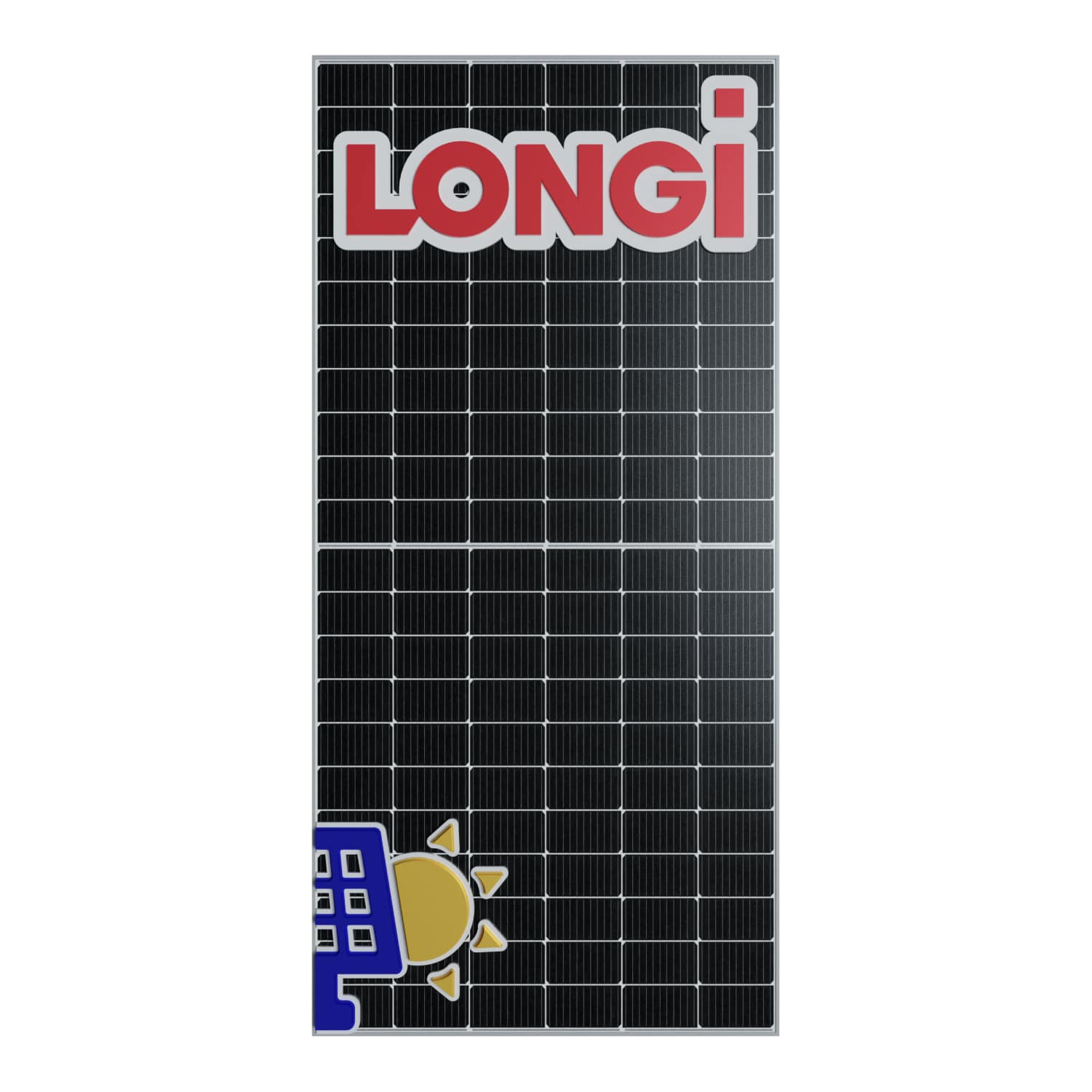 Panel Solar 605W Bifacial Monocristalino LONGi