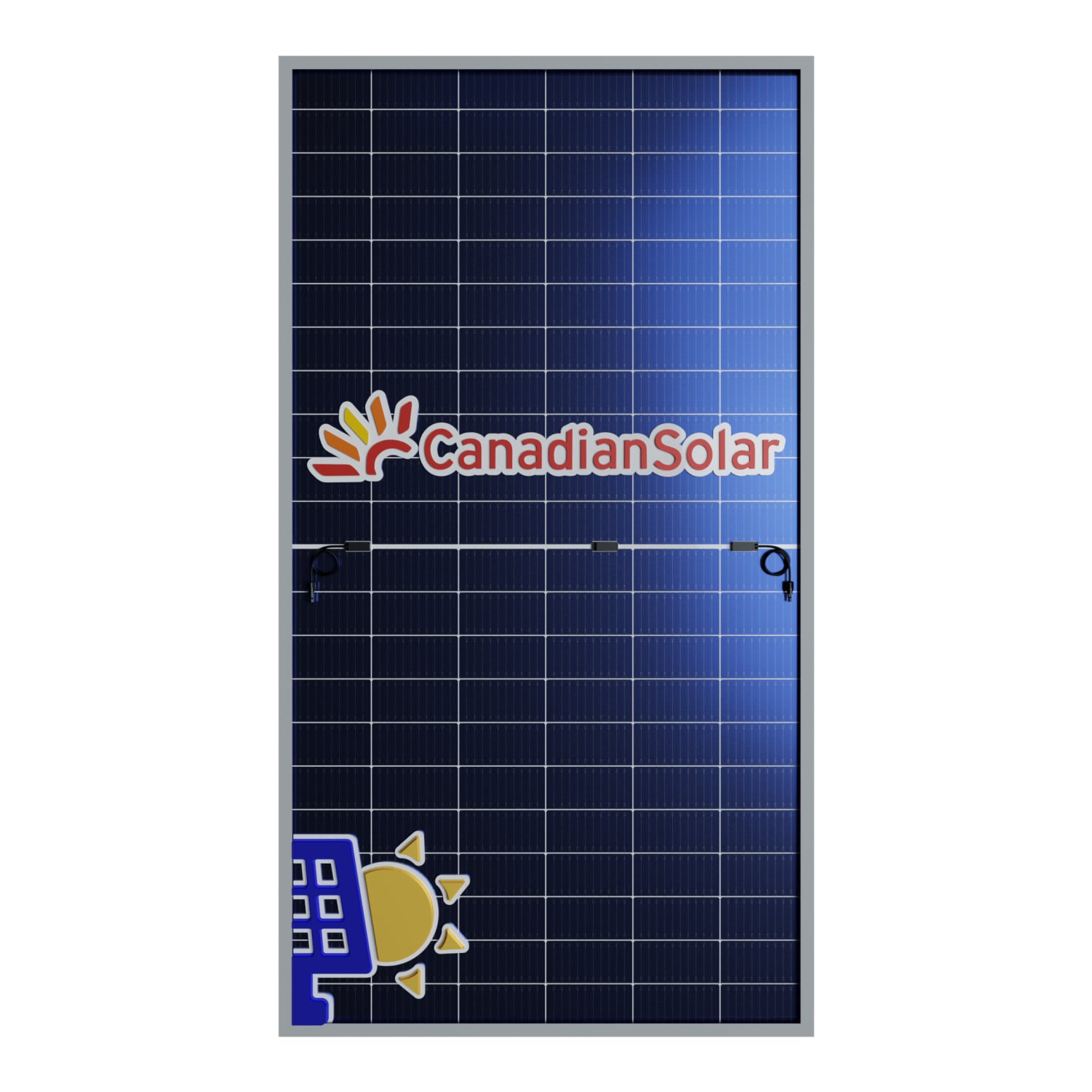 Panel Solar Bifacial TopCon 620W Canadian