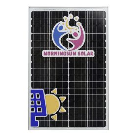 Panel solar monocristalino Morningsun Solar 50 Watts de 12V para sistemas pequeños y motorhome