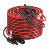 Extension Solar 15 mts 4mm con conectores mc4 ambos extremos