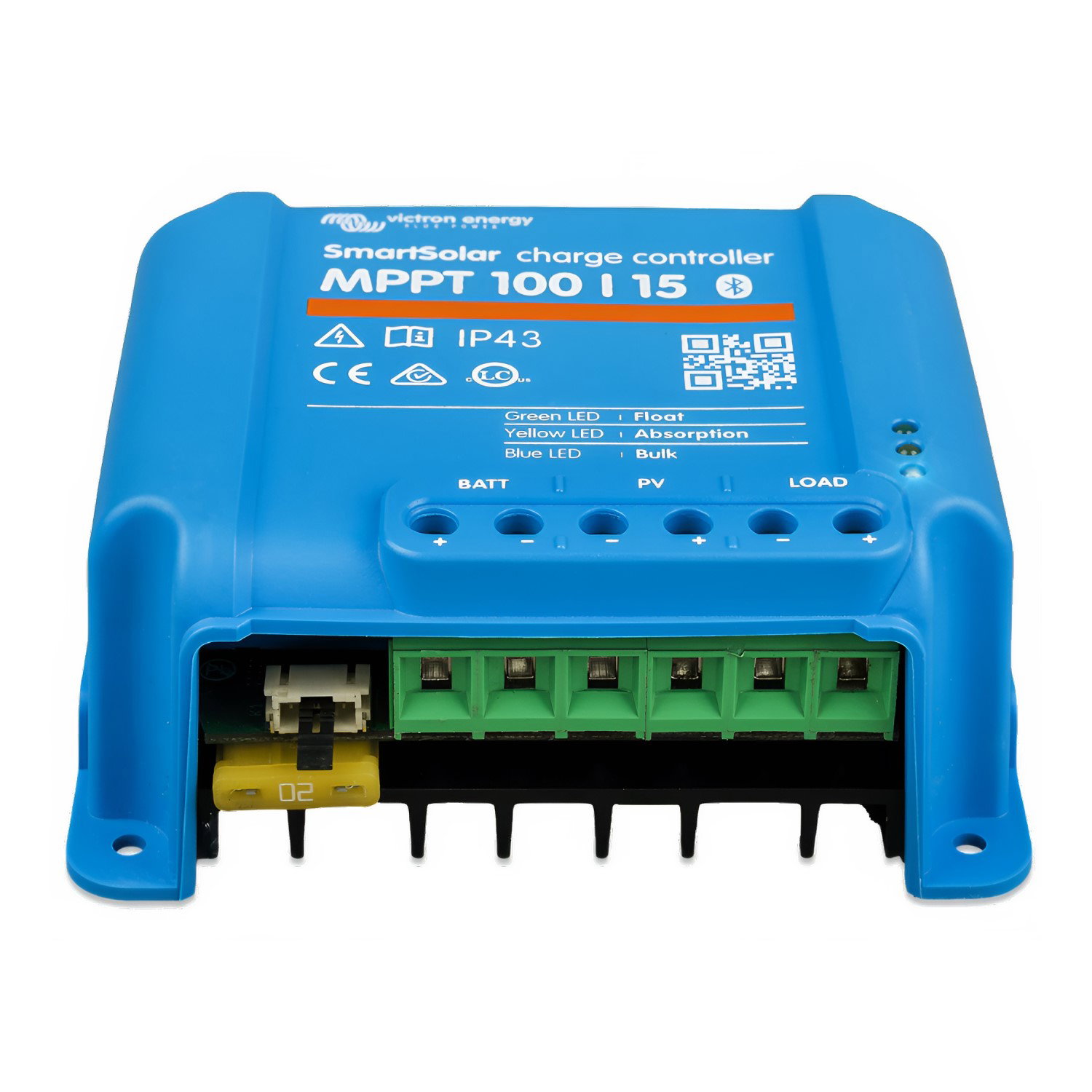 Controlador SmartSolar 100/15 MPPT 12/24V 15A 100V BT - Imagen 2