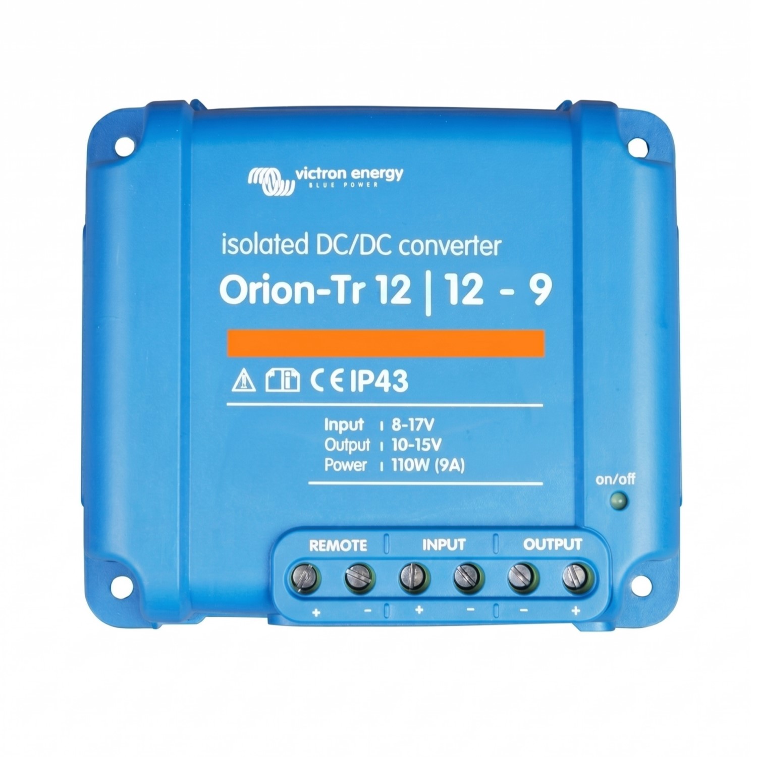 Convertidor DC/DC Orion-Tr 12V a 12V 9A Aislado IP43