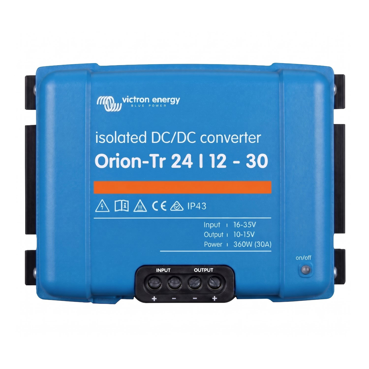Convertidor DC/DC Orion-Tr 24V a 12V 30A Aislado IP43
