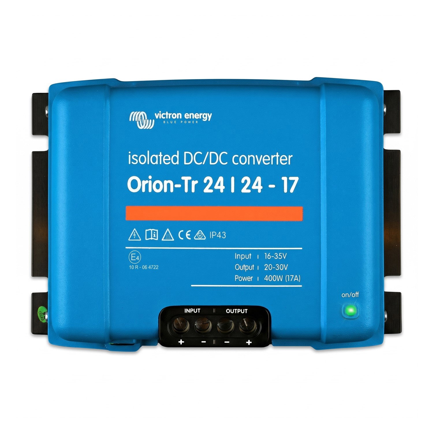 Convertidor DC/DC Orion-Tr 24V a 24V 17A Aislado IP43