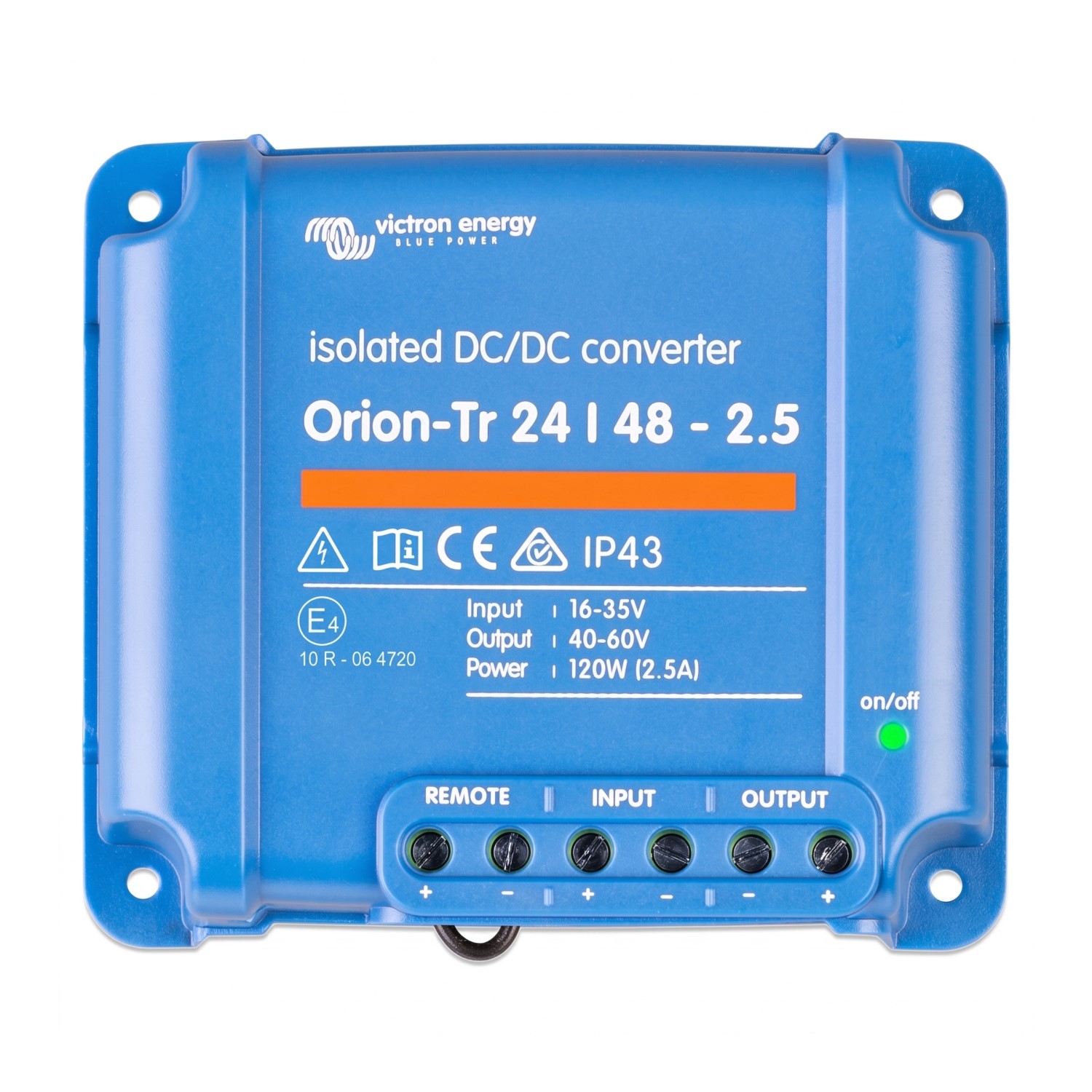 Convertidor DC/DC Orion-Tr 24V a 48V 2.5A Aislado IP43