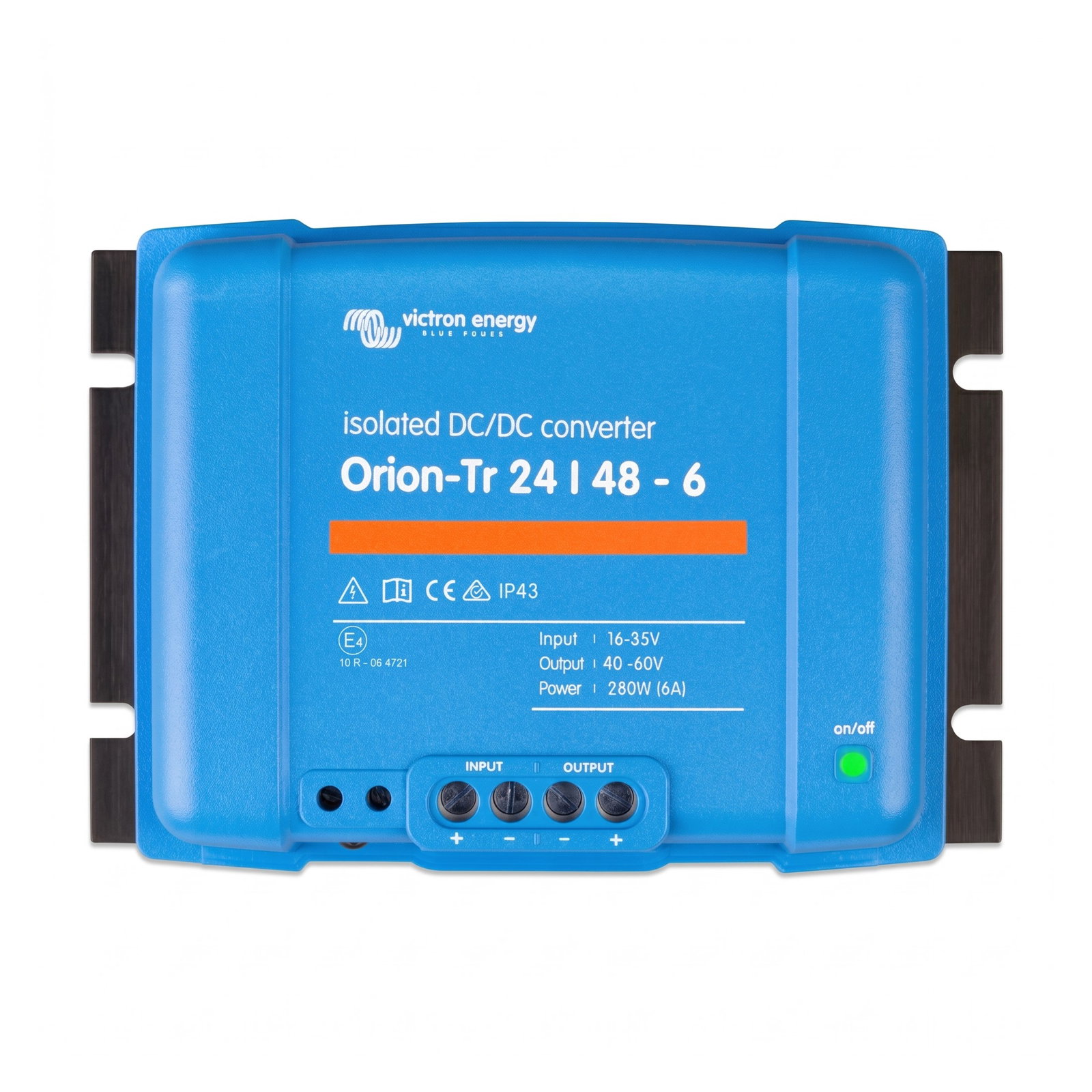 Convertidor DC/DC Orion-Tr 24V a 48V 6A Aislado IP43