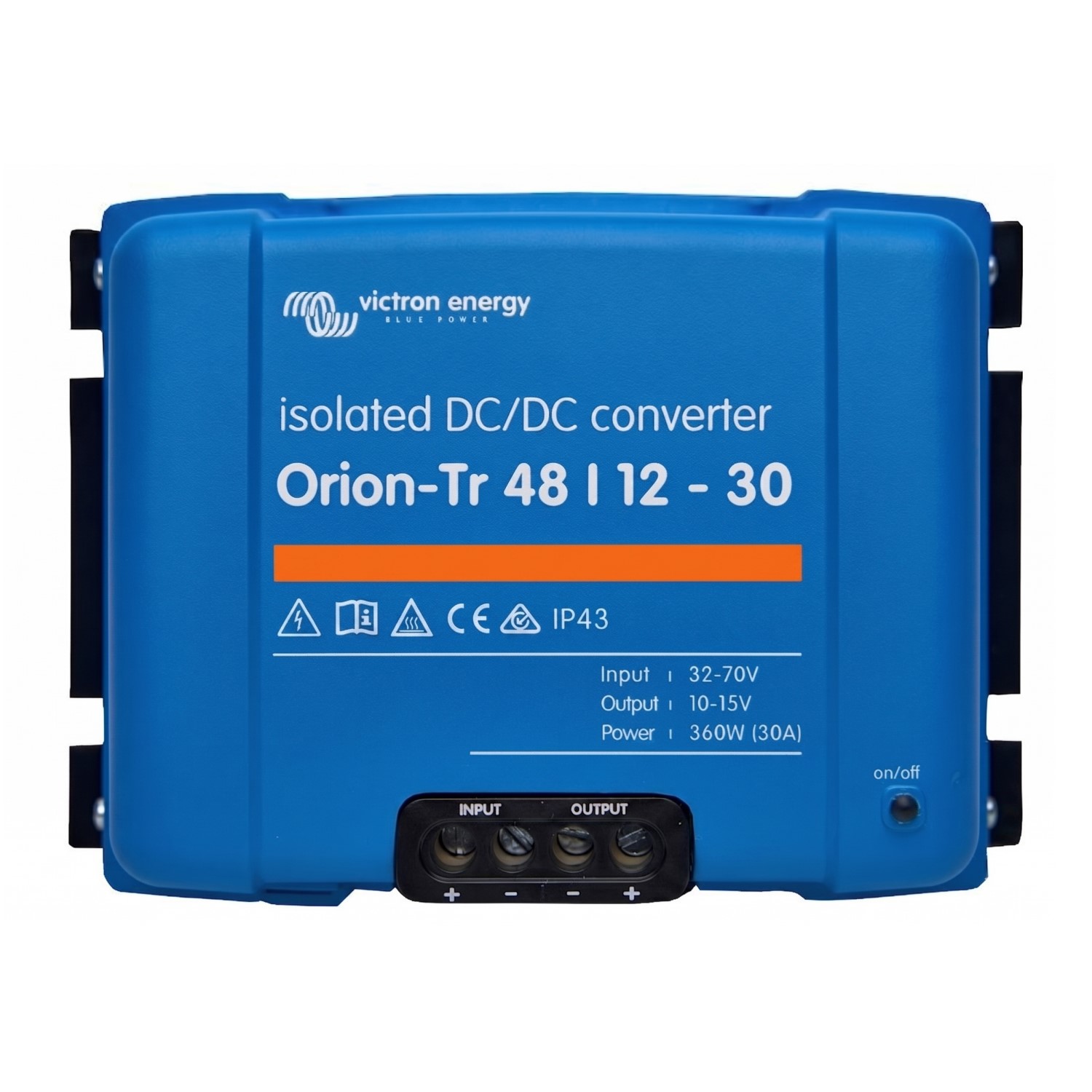 Convertidor DC/DC Orion-Tr 48V a 12V 30A Aislado IP43