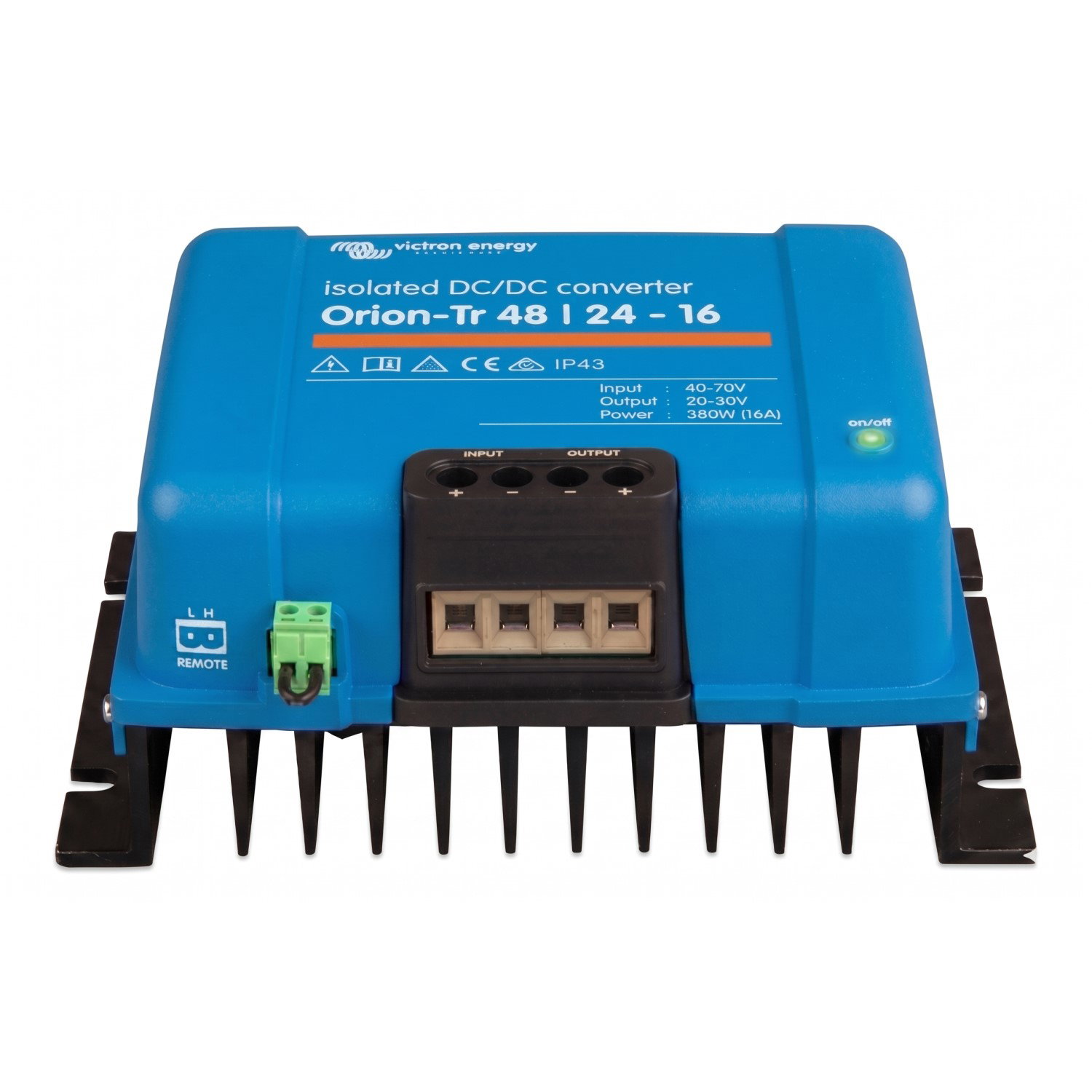 Convertidor DC/DC Orion-Tr 48V a 24V 16A Aislado IP43 - Imagen 2