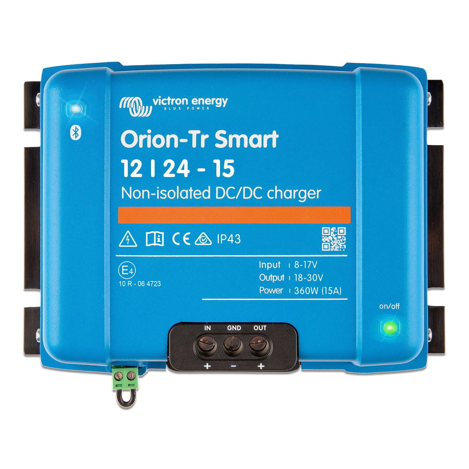 Convertidor DC/DC Orion-Tr Smart 12V a 24V 15A Aislado IP43