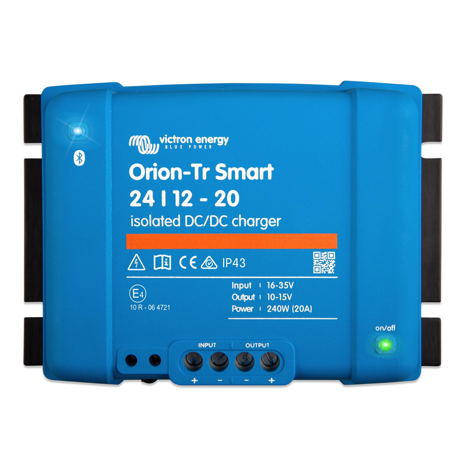 Convertidor DC/DC Orion-Tr Smart 24V a 12V 20A Aislado IP43