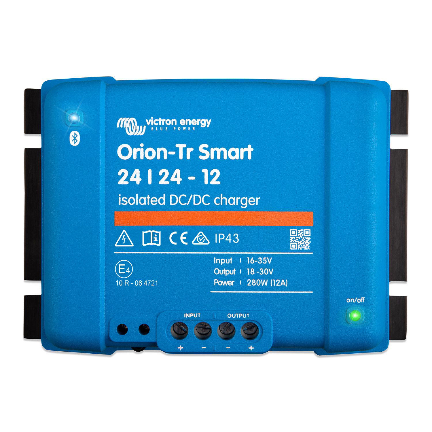 Convertidor DC/DC Orion-Tr Smart 24V a 24V 12A Aislado IP43