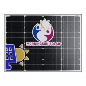 Panel solar monocristalino Morningsun Solar 85 Watts para proyectos fotovoltaicos y carga de baterías