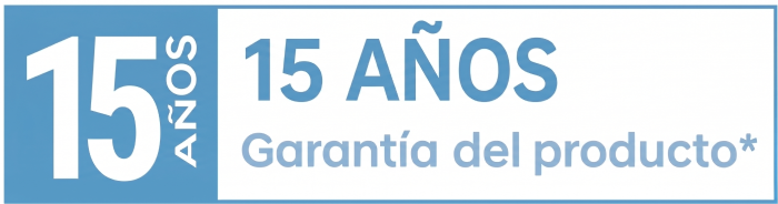 15-years warranty