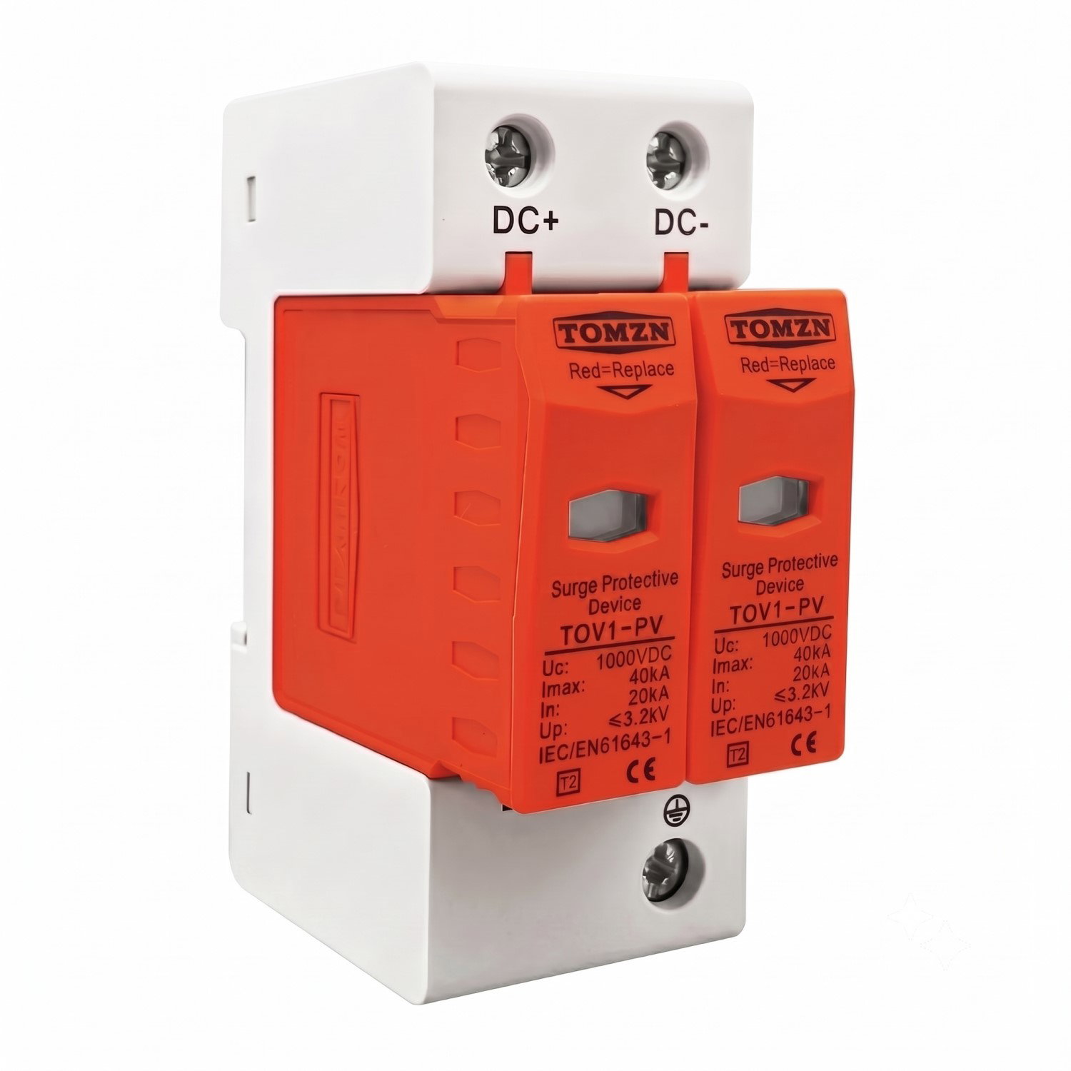 DPS Protector Sobretensiones 2P 20ka-40ka 1000VDC