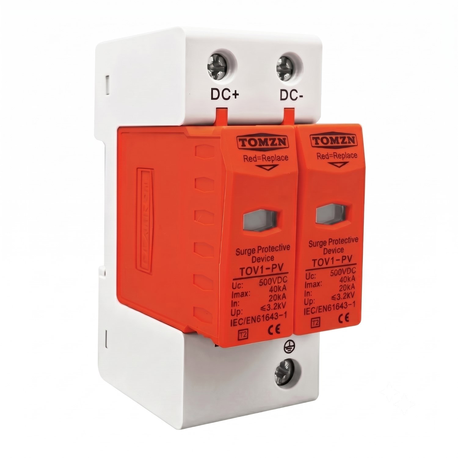 DPS Protector Sobretensiones 2P 20ka-40ka 500VDC