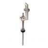 Base L para Techo Zinc con Tornillo Pasante M10 200 mm