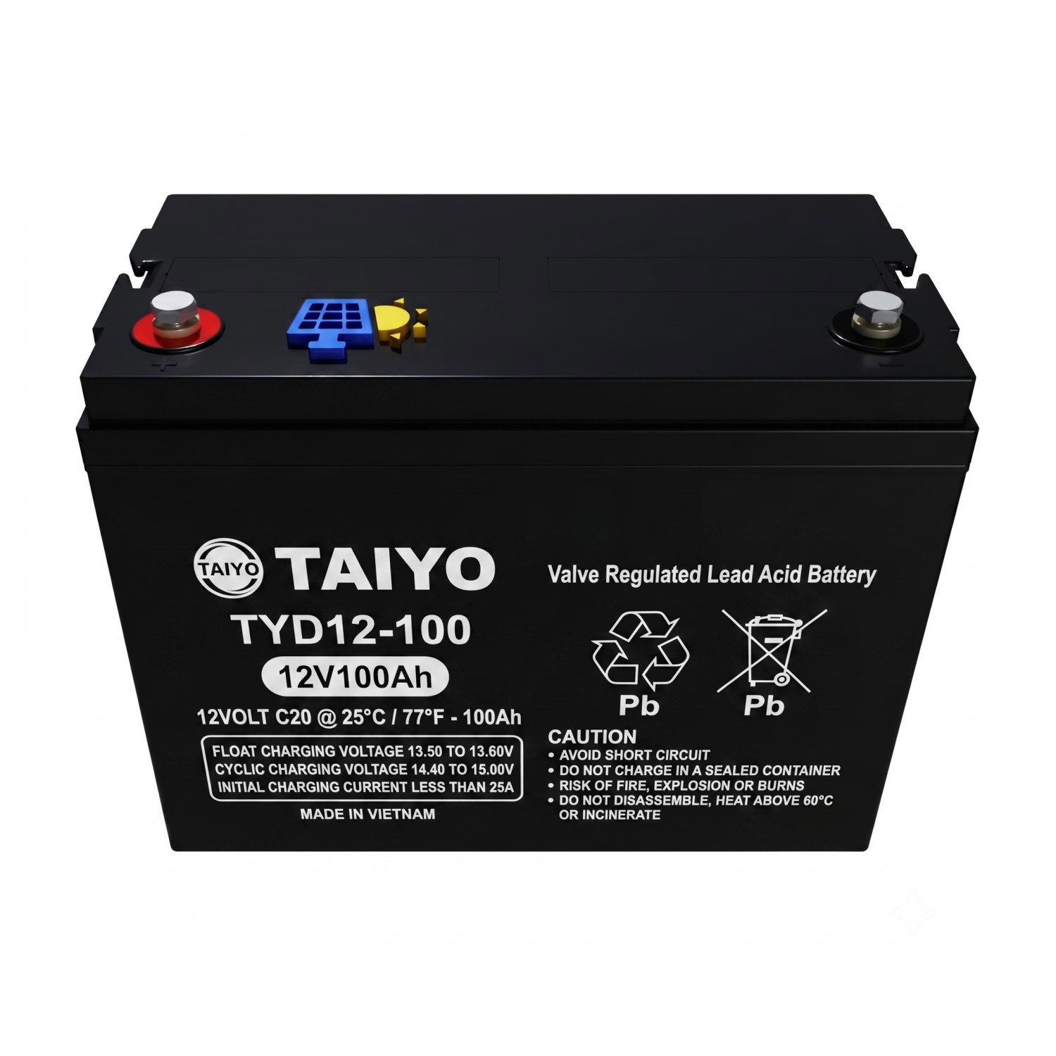 Batería AGM TAIYO 12V 100Ah - Imagen 2