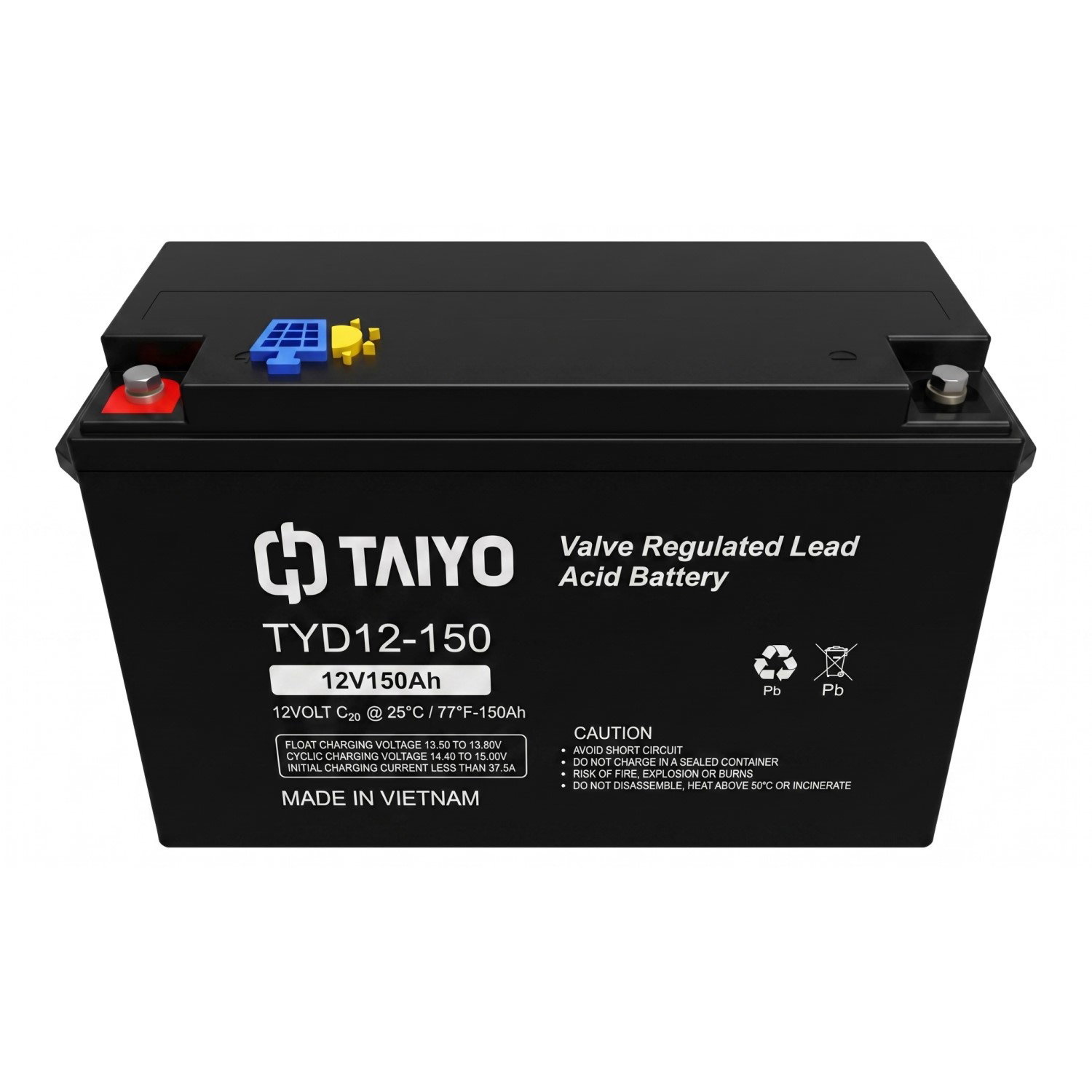 Batería AGM TAIYO 12V 150Ah - Imagen 2