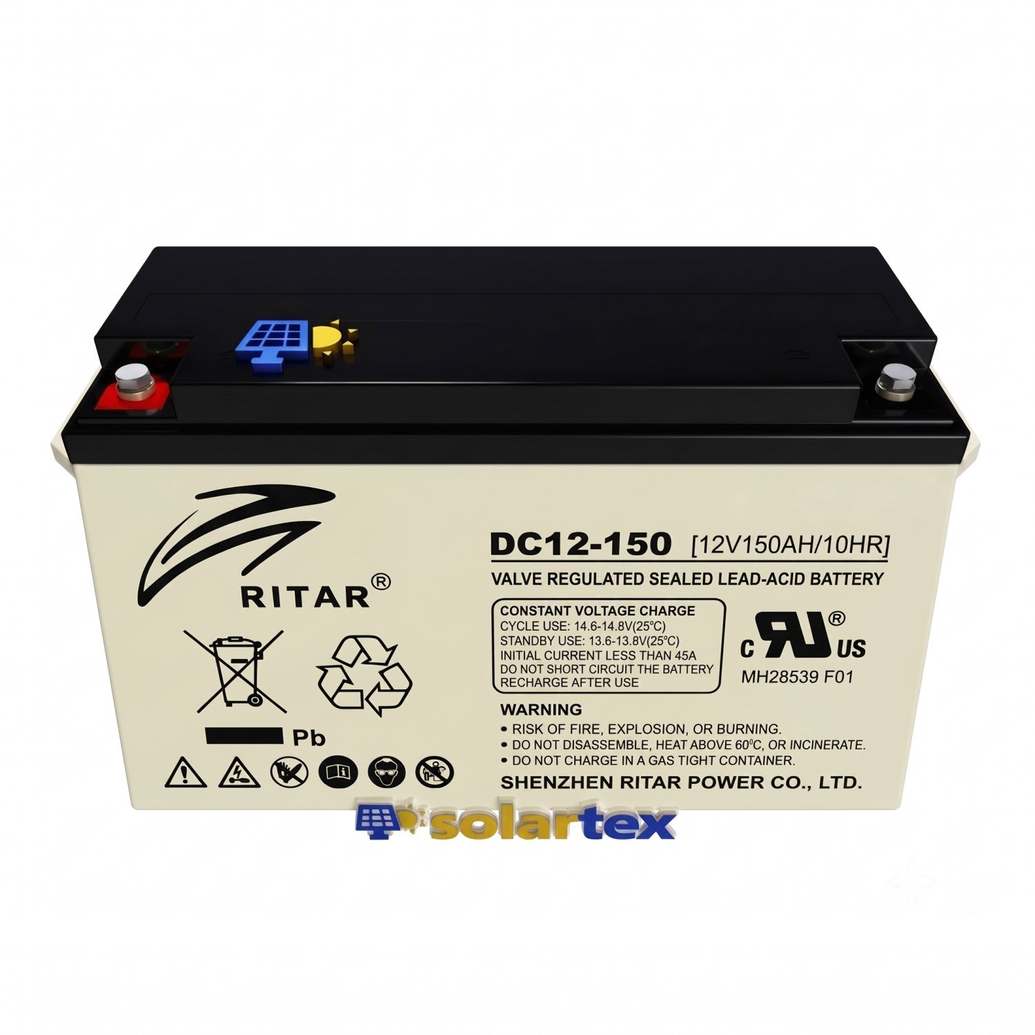 Batería AGM Ritar 12V 150Ah - Imagen 2