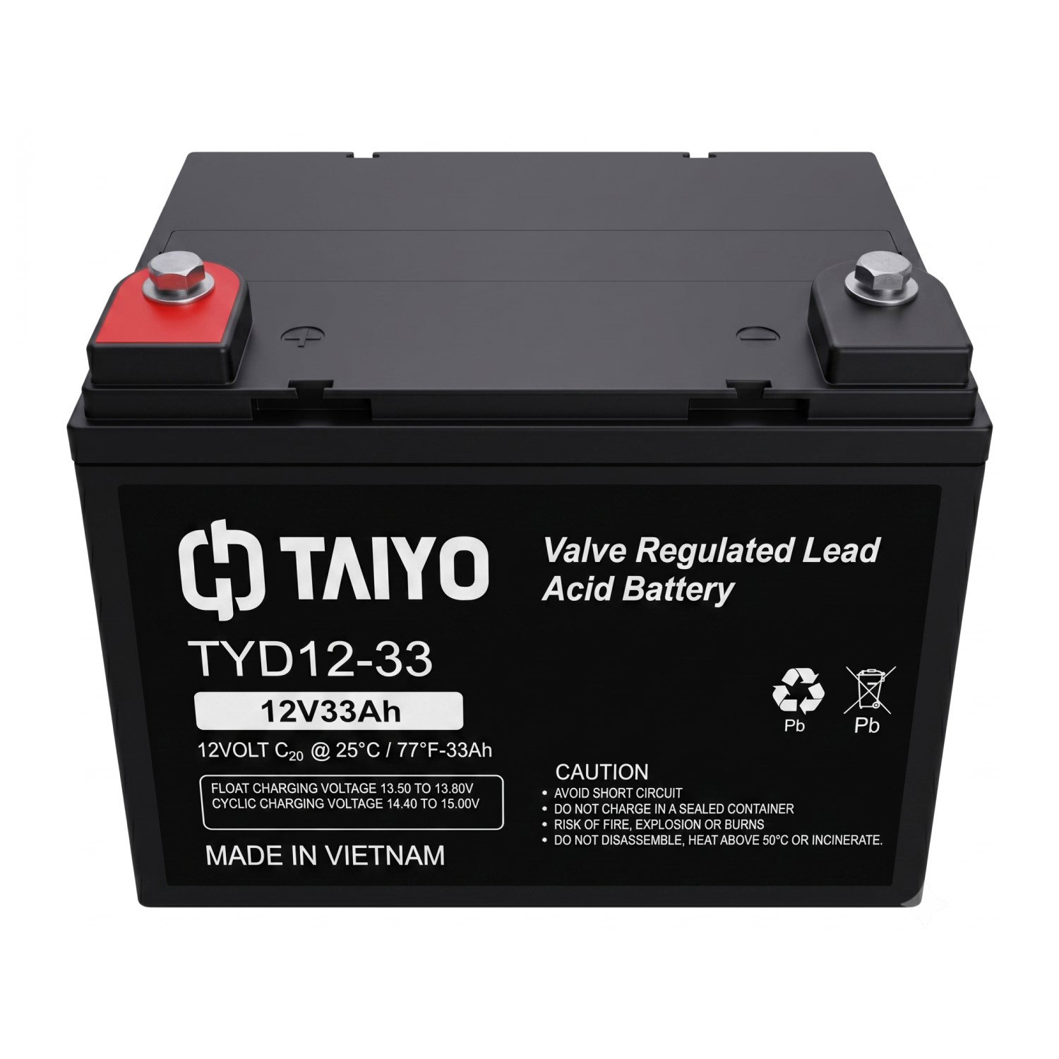 Batería de GEL TAIYO 12V 33Ah - Imagen 2