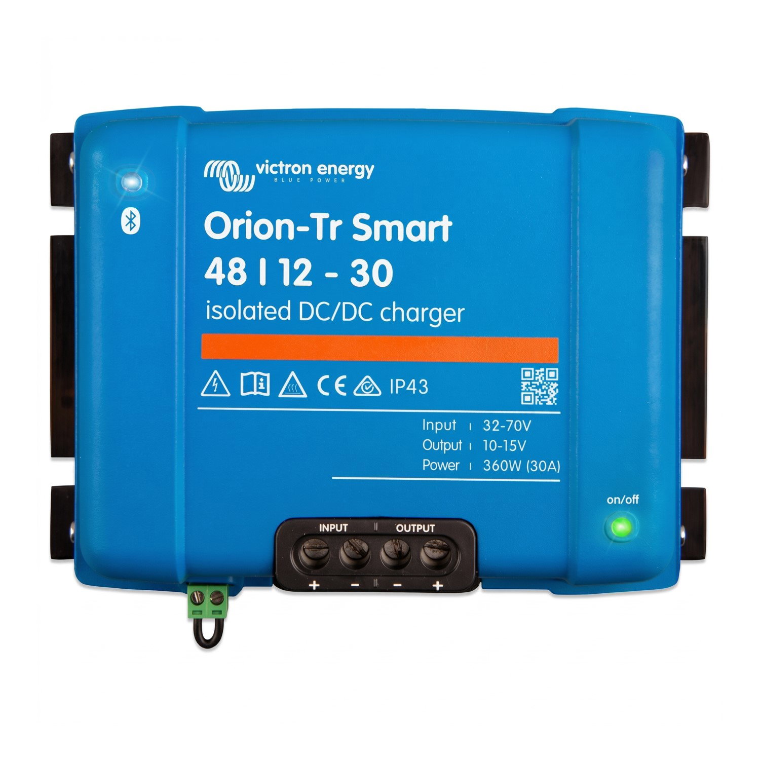 Convertidor DC/DC Orion-Tr Smart 48V a 12V 30A Aislado IP43