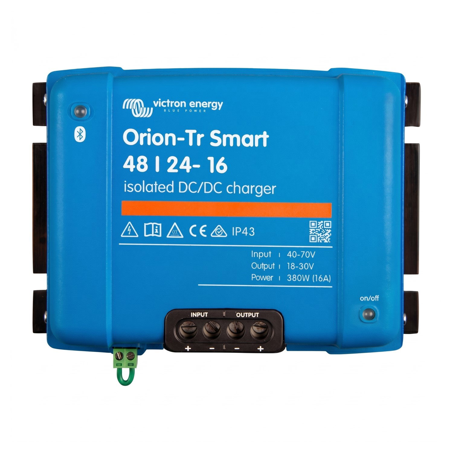 Convertidor DC/DC Orion-Tr Smart 48V a 24V 16A Aislado IP43